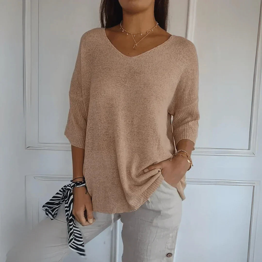 Sophie | Lightweight V-Neck Sweater