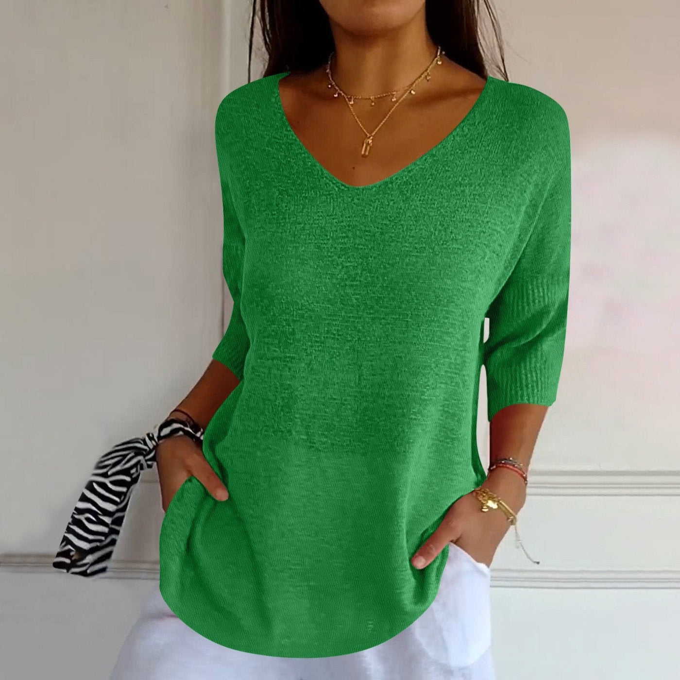 Sophie | Lightweight V-Neck Sweater