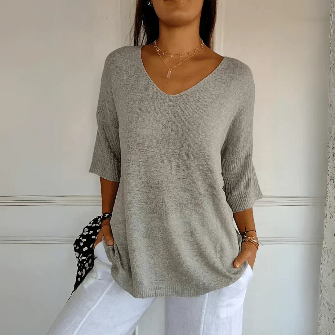 Sophie | Lightweight V-Neck Sweater