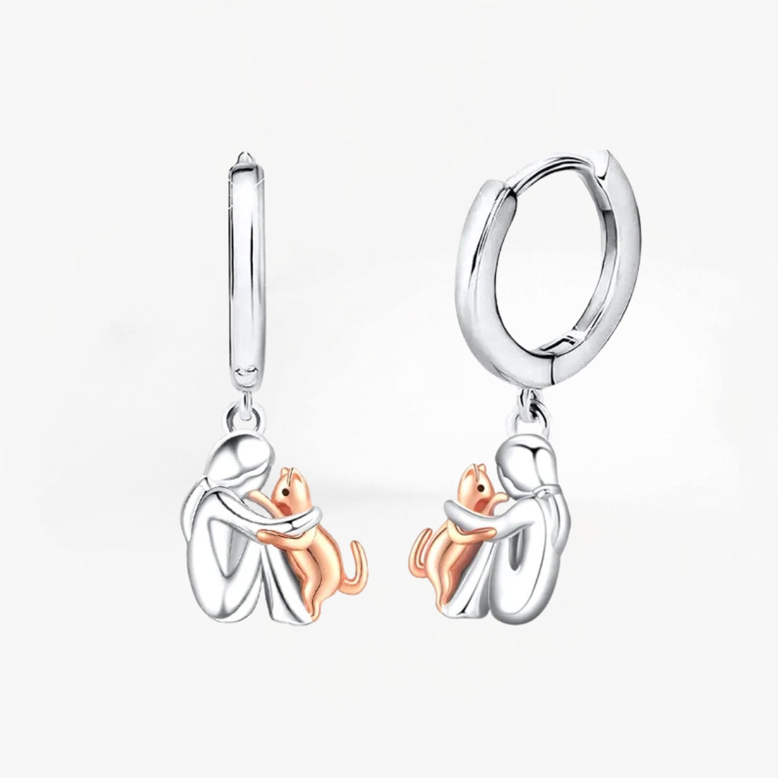 Anna | Cat Charm Earrings