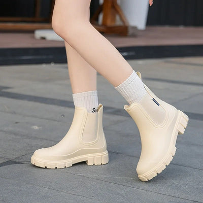 Katherine | Elegant Leather Ankle Boots